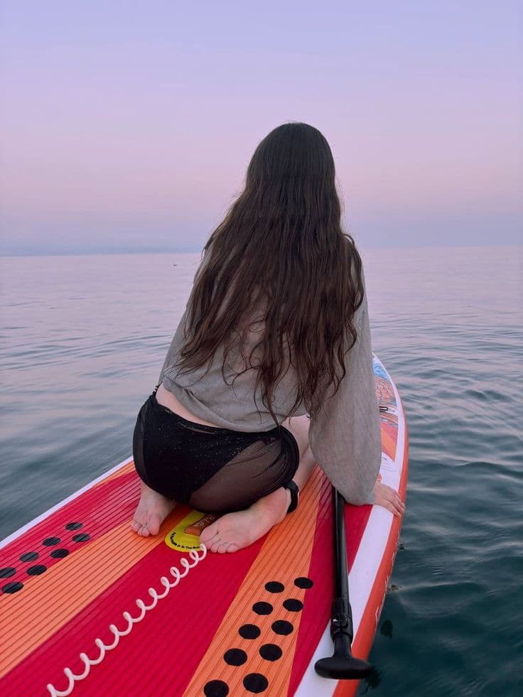 Peaceful kayaking on calm waters